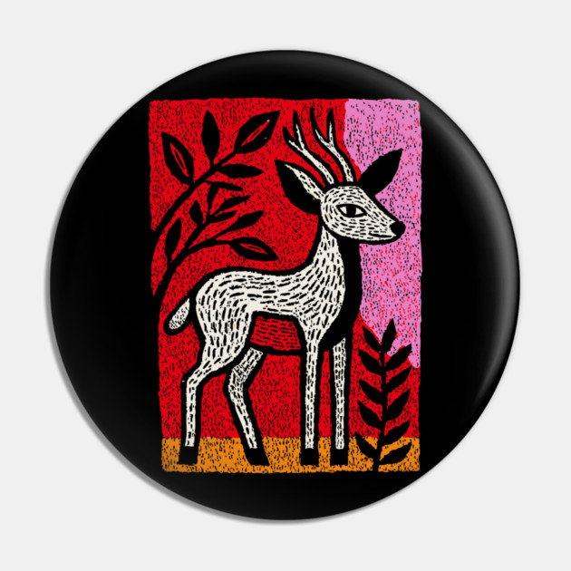 Gentle Fawn | The Forest Spirit Cernunnos Pin by TuncGK