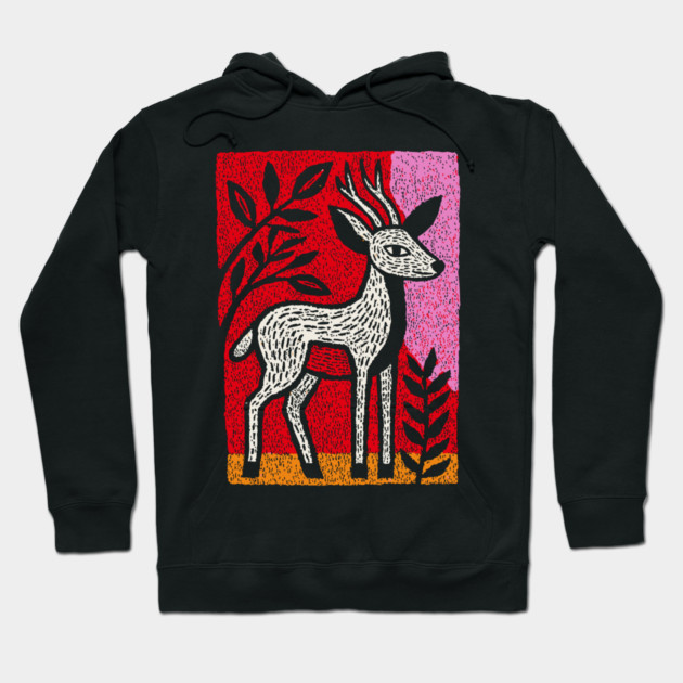 Gentle Fawn | The Forest Spirit Cernunnos Hoodie by TuncGK