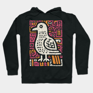 Peace Dove | Abstract Folk Art Bird Hoodie