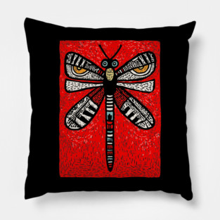 Sacred Dragonfly | The Soul's Messenger Pillow
