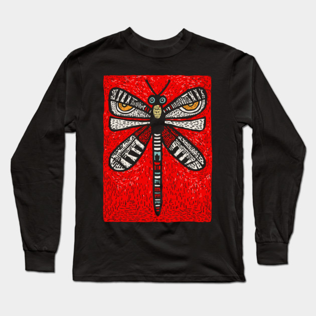Sacred Dragonfly | The Soul's Messenger Long Sleeve T-Shirt by TuncGK
