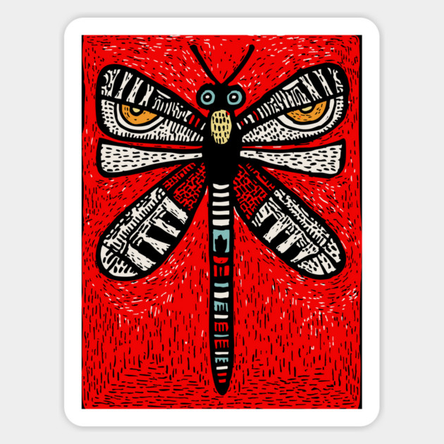 Sacred Dragonfly | The Soul's Messenger Magnet by TuncGK
