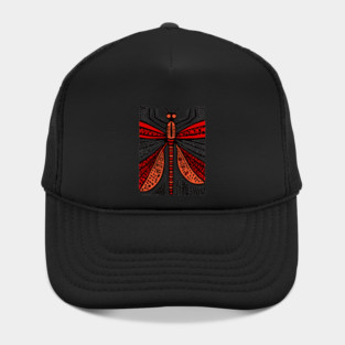 Pop Art Dragonfly | Intricate Insect Graphic Hat