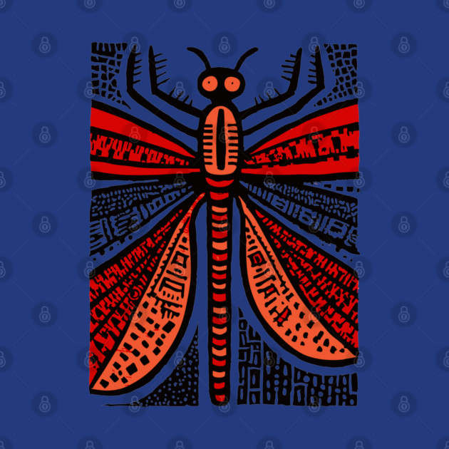 Pop Art Dragonfly | Intricate Insect Graphic by TuncGK
