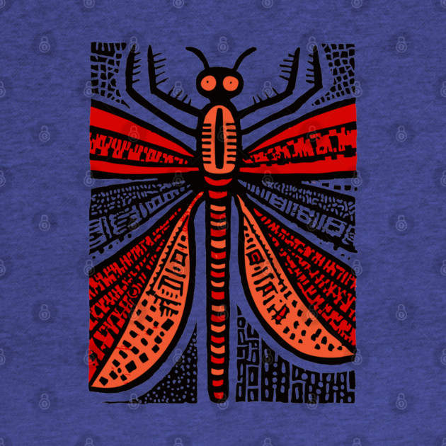 Pop Art Dragonfly | Intricate Insect Graphic by TuncGK