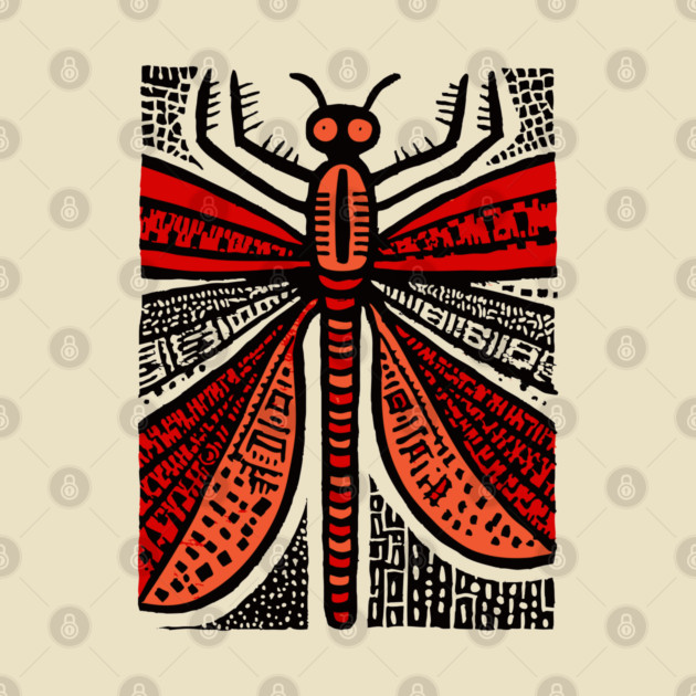 Pop Art Dragonfly | Intricate Insect Graphic by TuncGK