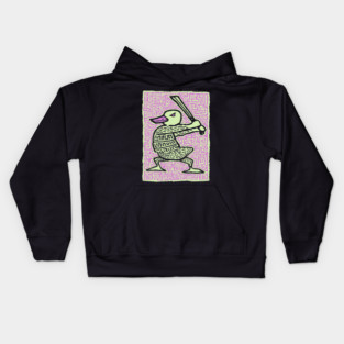 Duck Warrior | The Quacking Barbarian Kids Hoodie