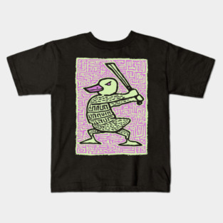 Duck Warrior | The Quacking Barbarian Kids T-Shirt