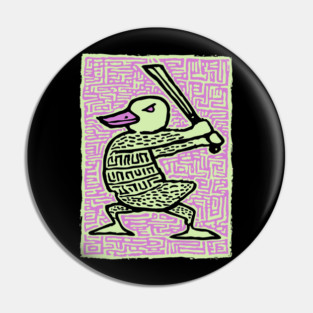 Duck Warrior | The Quacking Barbarian Pin