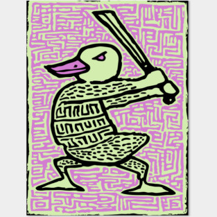 Duck Warrior | The Quacking Barbarian Posters and Art