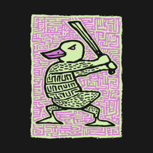 Duck Warrior | The Quacking Barbarian T-Shirt