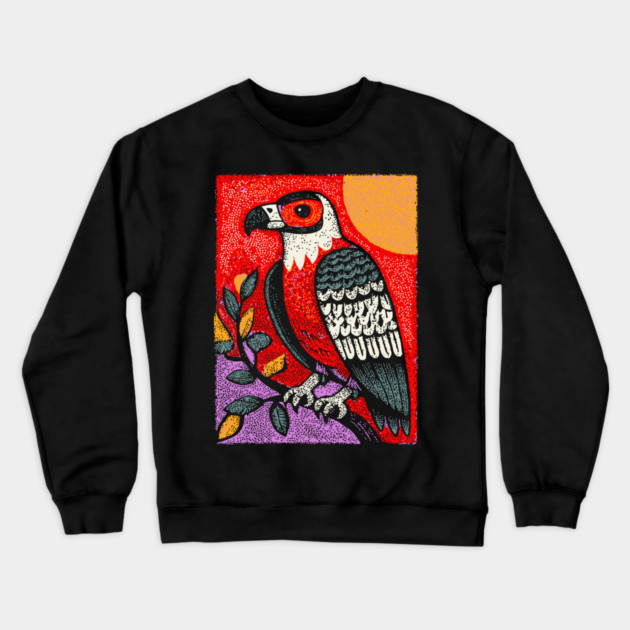 Psychedelic Eagle | Vision Quest Spirit Guide Crewneck Sweatshirt by TuncGK