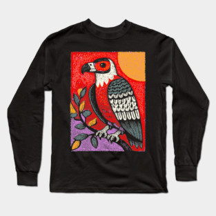 Psychedelic Eagle | Vision Quest Spirit Guide Long Sleeve T-Shirt