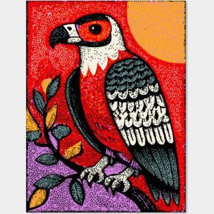 Psychedelic Eagle | Vision Quest Spirit Guide Posters and Art