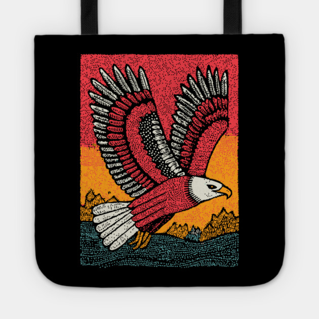 Soaring Eagle | Symbol of Freedom Tote by TuncGK