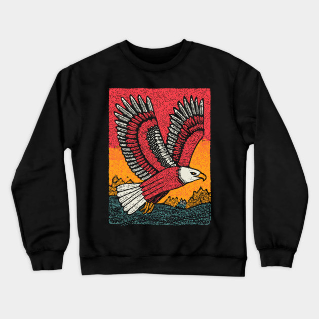 Soaring Eagle | Symbol of Freedom Crewneck Sweatshirt by TuncGK