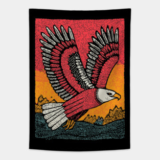 Soaring Eagle | Symbol of Freedom Tapestry