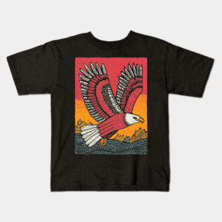 Soaring Eagle | Symbol of Freedom Kids T-Shirt
