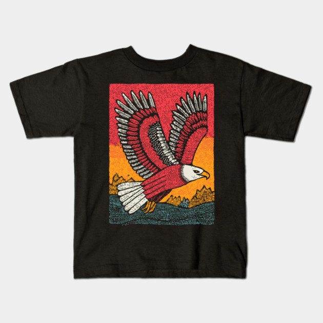 Soaring Eagle | Symbol of Freedom Kids T-Shirt by TuncGK