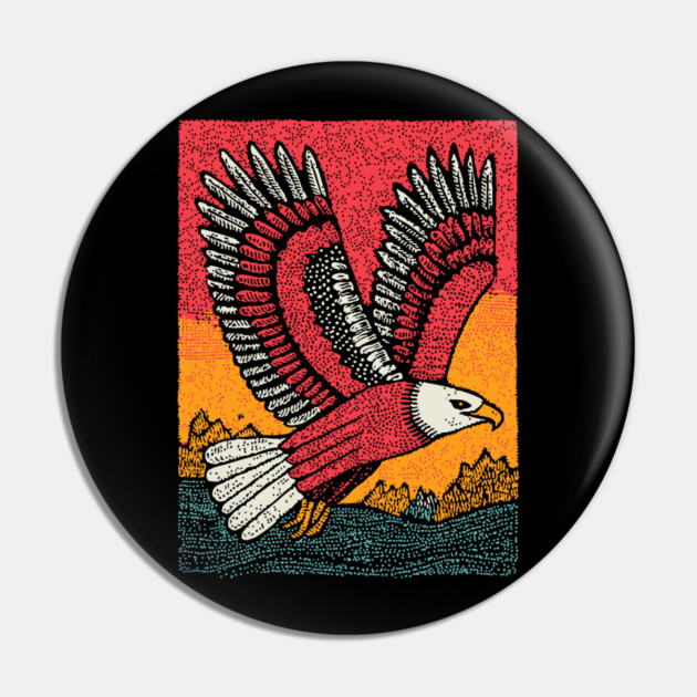 Soaring Eagle | Symbol of Freedom Pin by TuncGK