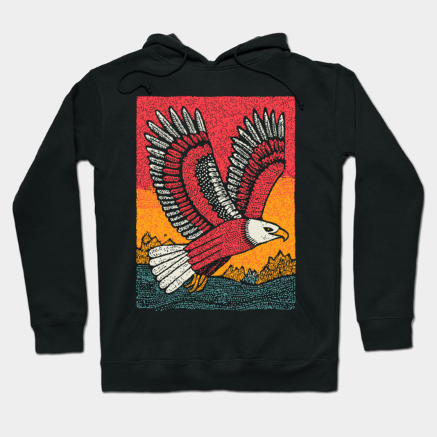 Soaring Eagle | Symbol of Freedom Hoodie by TuncGK