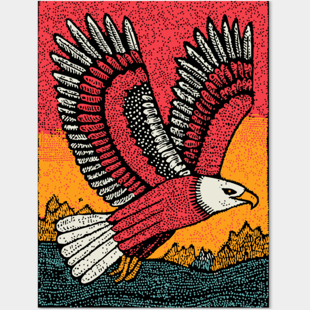 Soaring Eagle | Symbol of Freedom Wall Art by TuncGK