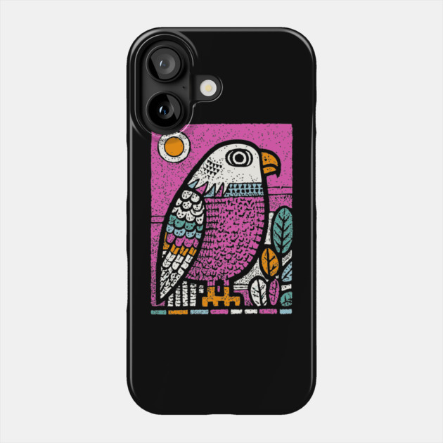 Psychedelic Eagle Totem | Vision Quest Spirit Guide Phone Case by TuncGK
