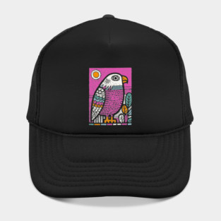Psychedelic Eagle Totem | Vision Quest Spirit Guide Hat
