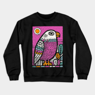 Psychedelic Eagle Totem | Vision Quest Spirit Guide Crewneck Sweatshirt