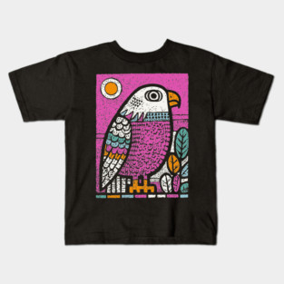 Psychedelic Eagle Totem | Vision Quest Spirit Guide Kids T-Shirt