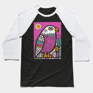 Psychedelic Eagle Totem | Vision Quest Spirit Guide Baseball T-Shirt