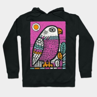 Psychedelic Eagle Totem | Vision Quest Spirit Guide Hoodie