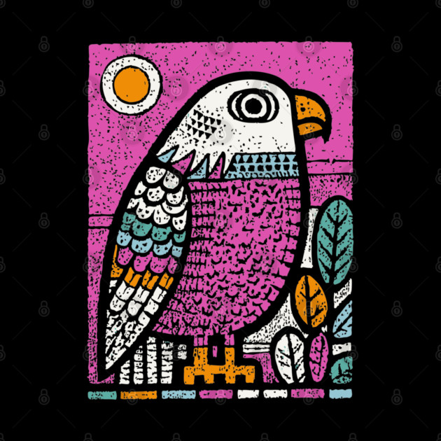 Psychedelic Eagle Totem | Vision Quest Spirit Guide by TuncGK