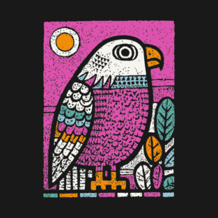 Psychedelic Eagle Totem | Vision Quest Spirit Guide T-Shirt