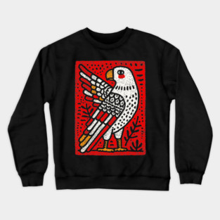 Primal Eagle Totem | The Thunderbird Spirit Crewneck Sweatshirt