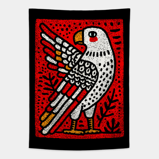Primal Eagle Totem | The Thunderbird Spirit Tapestry by TuncGK
