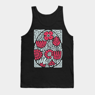 Slavic Folk Art Egg | Pysanky Inspired Design Tank Top