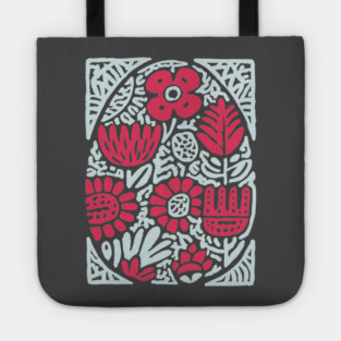 Slavic Folk Art Egg | Pysanky Inspired Design Tote