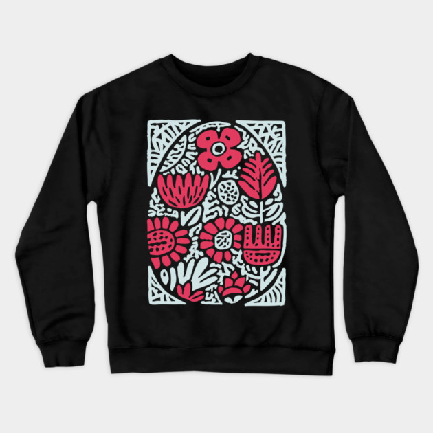 Slavic Folk Art Egg | Pysanky Inspired Design Crewneck Sweatshirt by TuncGK