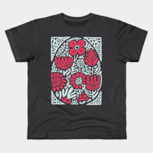 Slavic Folk Art Egg | Pysanky Inspired Design Kids T-Shirt