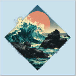 Ocean Surge Posters and Art