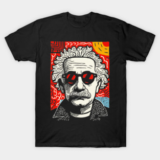 Pop Art Einstein | The Eccentric Genius T-Shirt
