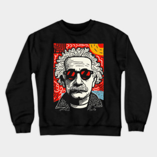 Pop Art Einstein | The Eccentric Genius Crewneck Sweatshirt