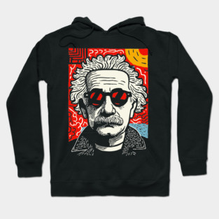 Pop Art Einstein | The Eccentric Genius Hoodie