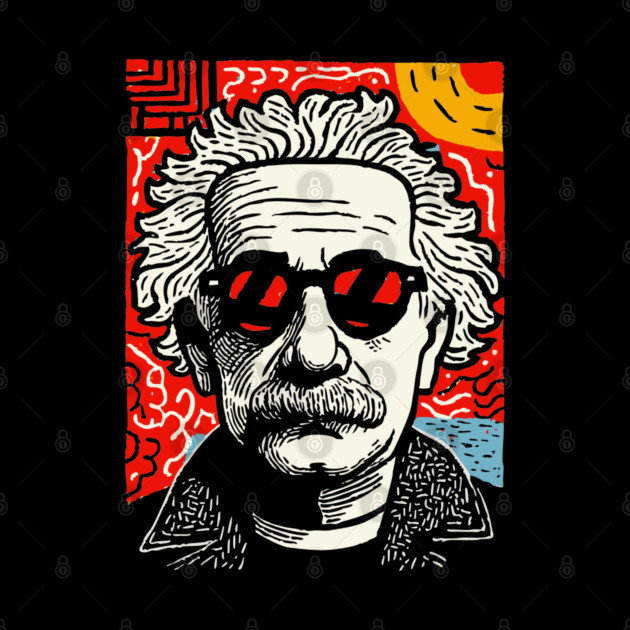 Pop Art Einstein | The Eccentric Genius by TuncGK