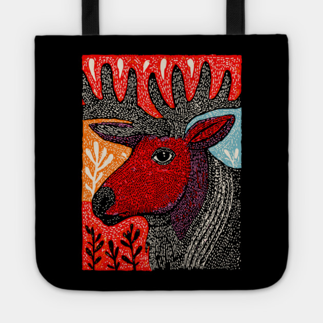 Autumn Elk | The Hart of the Forest Tote by TuncGK