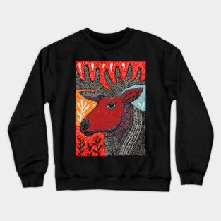 Autumn Elk | The Hart of the Forest Crewneck Sweatshirt