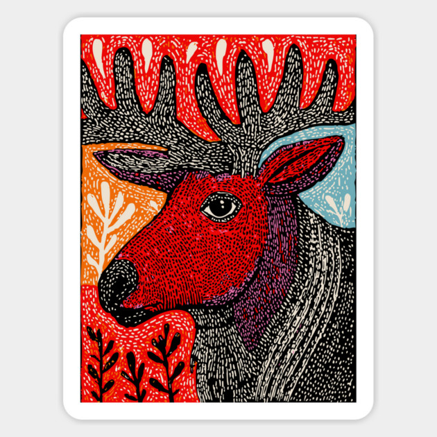 Autumn Elk | The Hart of the Forest Magnet by TuncGK