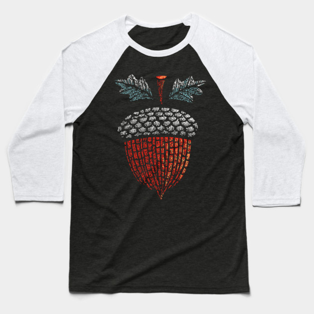 Autumn Acorn | The Mighty Oak Seed Baseball T-Shirt by TuncGK