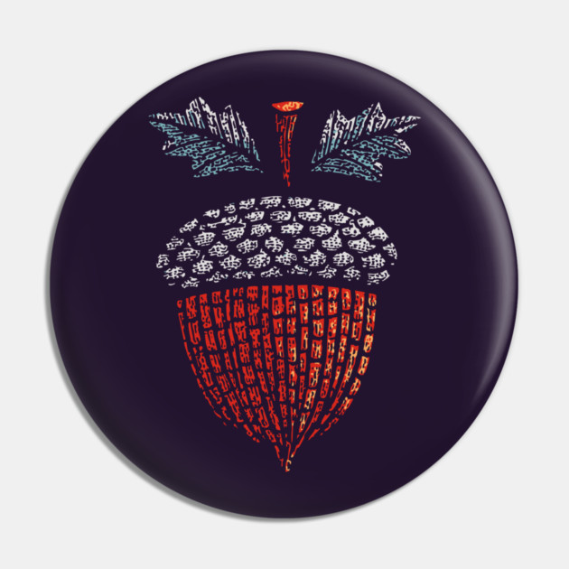 Autumn Acorn | The Mighty Oak Seed Pin by TuncGK